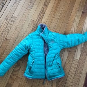 Girls Northface reversible